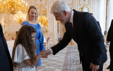 Prezydent Czech spotkał się z ukraińską uczennicą, która była obrażana przez kolegów