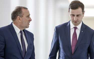 Przewodniczący PO Grzegorz Schetyna i prezes PSL Władysław Kosiniak-Kamysz
