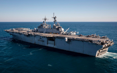 USS Karsarge operuje na Bałtyku mając na pokładzie grupę lotniczą Korpusu Piechoty Morskiej Stanów Z