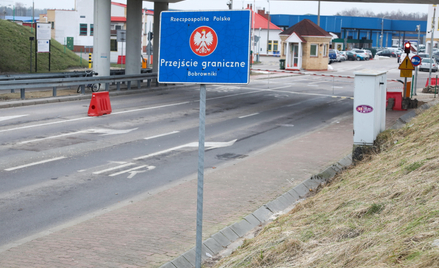 Zamknięte polsko-białoruskie przejście graniczne w Bobrownikach