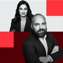 Marzena Tabor-Olszewska, zastępczyni redaktora naczelnego i Maciej Miłosz, dziennikarz ekonomiczny „