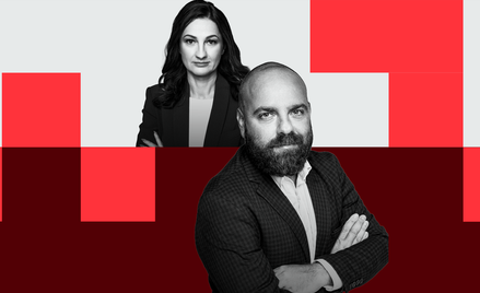 Marzena Tabor-Olszewska, zastępczyni redaktora naczelnego i Maciej Miłosz, dziennikarz ekonomiczny „