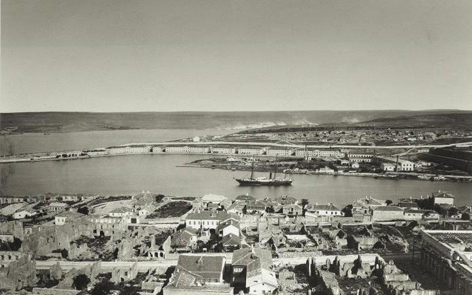 Rosyjski port wojenny w Sewastopolu ok. 1850 r.