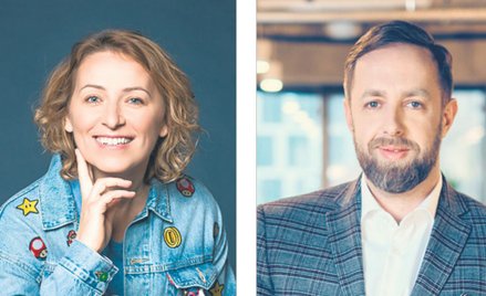Magdalena Dziewguć, szefowa Google Cloud w Polsce, i Michał Potoczek, prezes OChK.