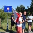 Zgromadzenie na granicy polsko-niemieckiej w Lubieszynie