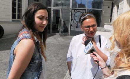 Anna Sandowicz- odtwórczyni ról w "UFO" oraz Barbara Krasińska- reżyserka "UFO"