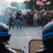 Demonstracji w Paryżu towarzyszyły walki z policją