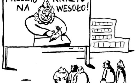 Komentarz rysunkowy. Kryzys na wesoło