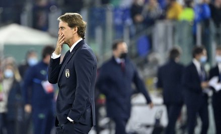 Trener włoskiej reprezentacji Roberto Mancini