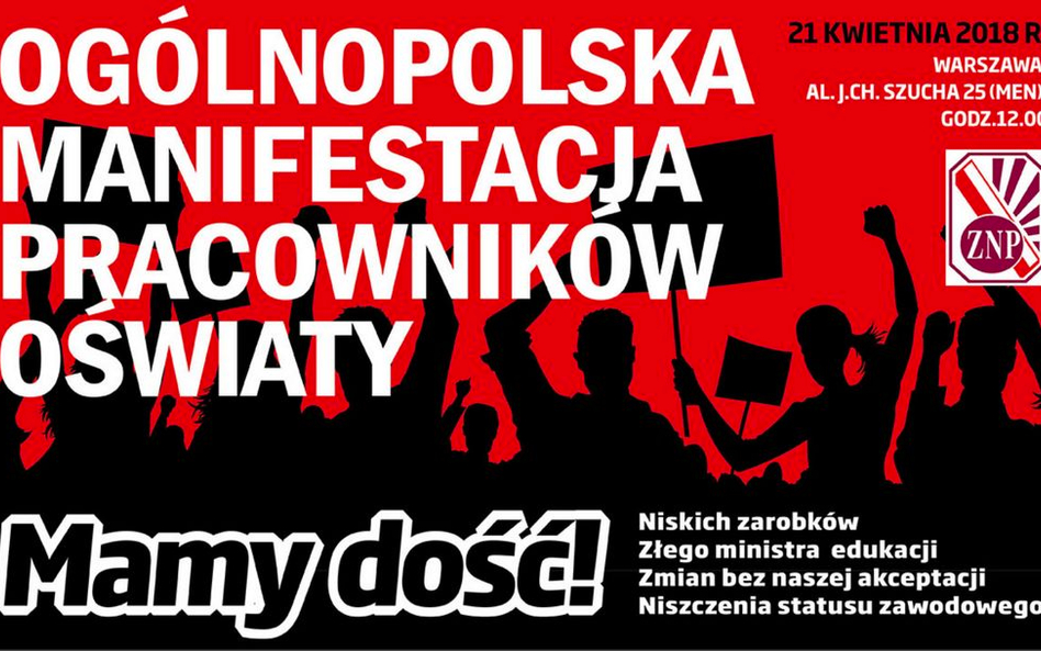 Nauczyciele protestują: "Mamy dość"