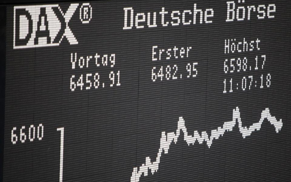 Giełdy Europy najwyżej od 5 lat, DAX bije rekordy