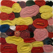 Malgorzata Markiewicz, Bez tytułu, 2009, koce, pleksi, 50 x 50 x 12,5 cm, dzieki uprzejmosci Galerii