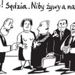 Komentarz rysunkowy. Sędzia na kluczyk