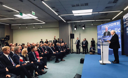 Jarosław Kaczyński w Olsztynie: niechęć do własnego narodu to choroba części sędziów