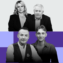 Prof. Marek Konopczyński, członek kolegium nauk pedagogicznych PAN, Marcin Józefaciuk, nauczyciel i 