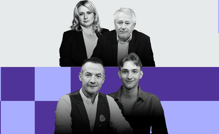 Prof. Marek Konopczyński, członek kolegium nauk pedagogicznych PAN, Marcin Józefaciuk, nauczyciel i 