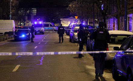 Miejsce policyjnej interwencji na warszawskiej Pradze
