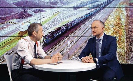 Gościem Dariusza Wieczorka był Czesław Warsewicz, prezes PKP Cargo.