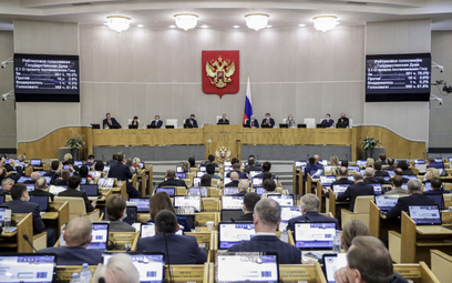 Sala posiedzeń rosyjskiej Dumy Państwowej