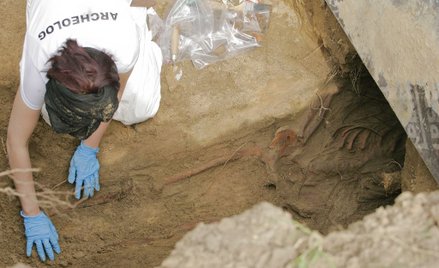 Cmentarz Wojskowy na Powązkach. Prace poszukiwawcze na "Łączce"