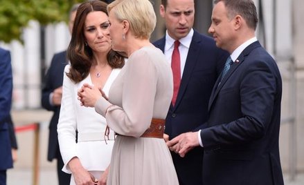 Williama i Kate witała w stolicy polska para prezydencka.