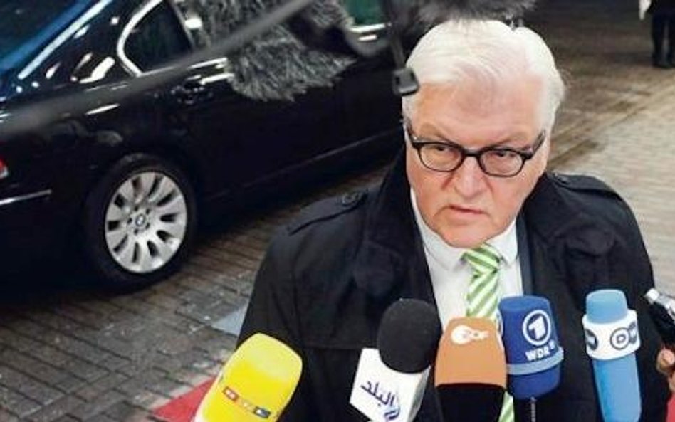 Niemiecki szef dyplomacji Frank-Walter Steinmeier: W obliczu tego, co się dzieje we wschodniej Ukrai