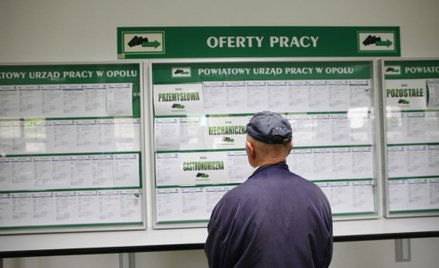 Stopa bezrobocia dochodzi do ściany