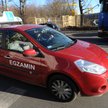 Egzamin praktyczny na prawo jazdy.