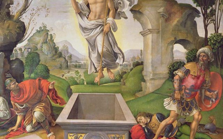 Wskrzeszenie Raffaellino del Garbo (ok. 1466 – 1524), olej na desce. Galleria dell’ Accademia – Flor