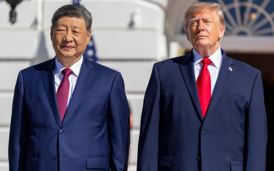 Prezydent USA Donald Trump bardzo kurtuazyjnie przyjął chińskiego przywódcę Xi Jinpinga w Waszyngton