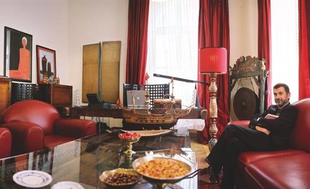 Andrzej Walczak, współwłaściciel firmy Atlas, po godzinach zajmuje się malarstwem i architekturą. Je