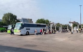 Obecnie z warszawskiego Dworca Zachodniego do Królewca kursuje linia Ecolines