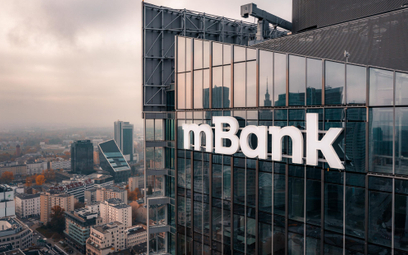 mBank mocno traci, znowu przez kredyty frankowe