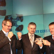 Jarosław Jarzyński, Maciej Horeczy i Janusz Szczęśniak, prezes i wiceprezesi Procadu