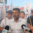 Protest AgroUnii w Srocku w województwie łódzkim