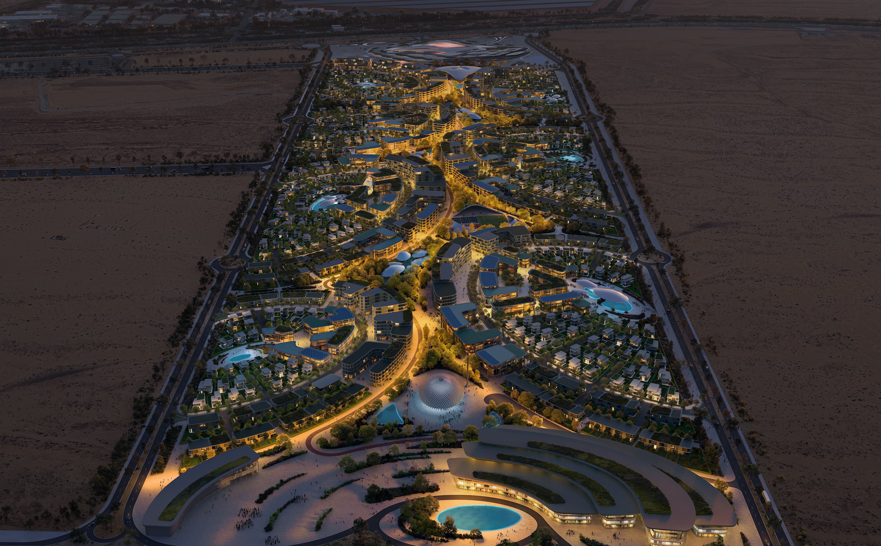 Luksusowe „miasto-ogród” na pustyni. Przełomowy projekt wyrośnie obok Dubaju