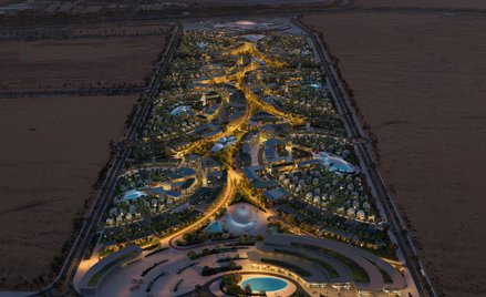 Khalid Bin Sultan City to projekt renomowanej londyńskiej pracowni Zaha Hadid Architects z Londynu.
