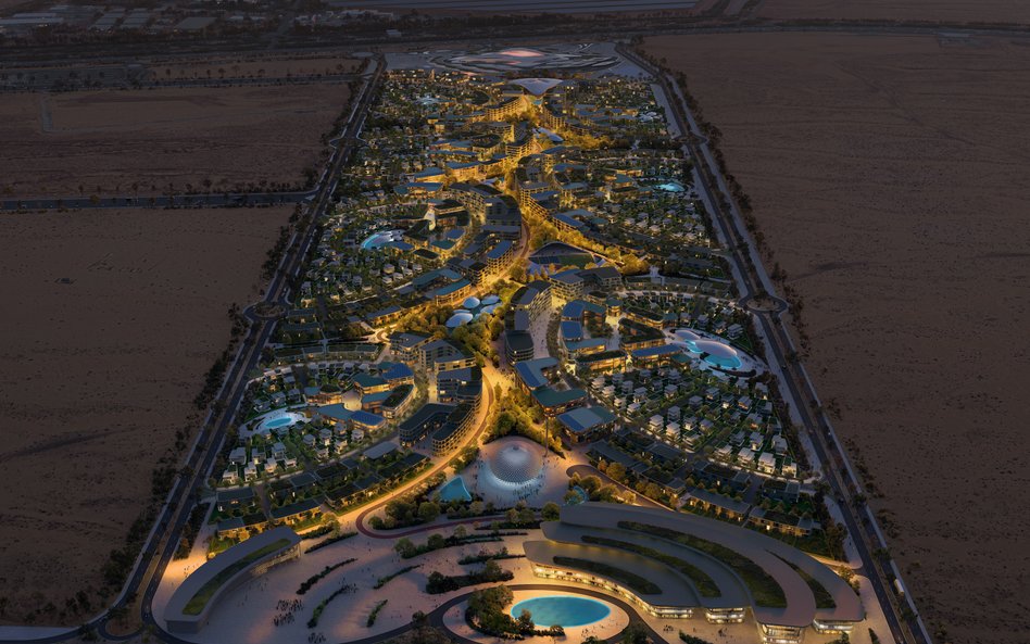 Khalid Bin Sultan City to projekt renomowanej londyńskiej pracowni Zaha Hadid Architects z Londynu.