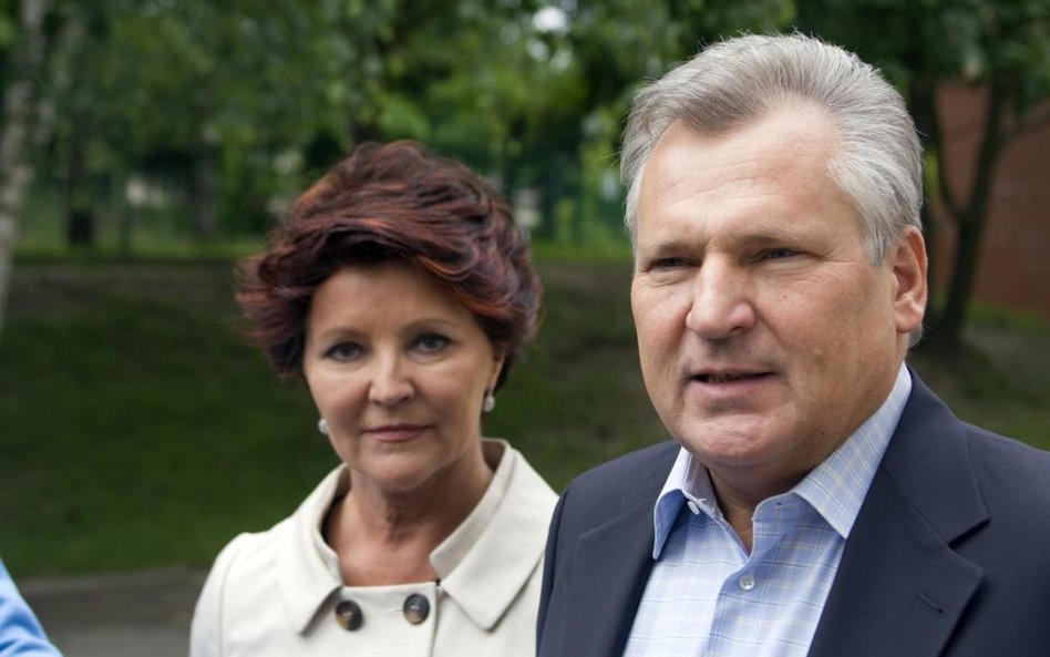 Aleksander i Jolanta Kwaśniewscy