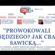 Screen Tok FM udostępniony przez "hankbukow" na Twitterze