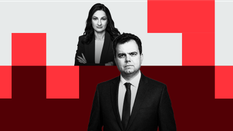 Marzena Tabor-Olszewska, redaktor prowadząca „Rzeczpospolitej” i Michał Kolanko, dziennikarz i anali