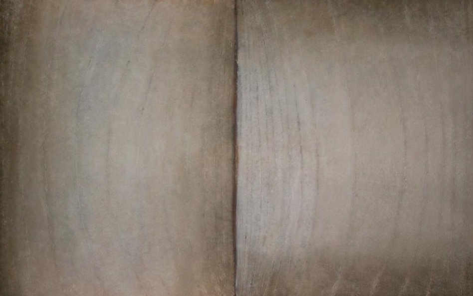 Stefan Gierowski, XXXII 1963, olej na płótnie