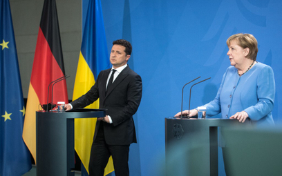 Merkel zapewnia Ukrainę o tranzycie gazu. "Dotrzymuję słowa"