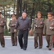 Kim Dzong Un w czasie wizyty w sztabie 2. Korpusu