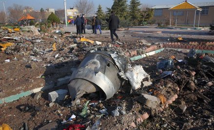 Ukraina oficjalnie wystąpiła do Iranu o czarne skrzynki z samolotu PS752