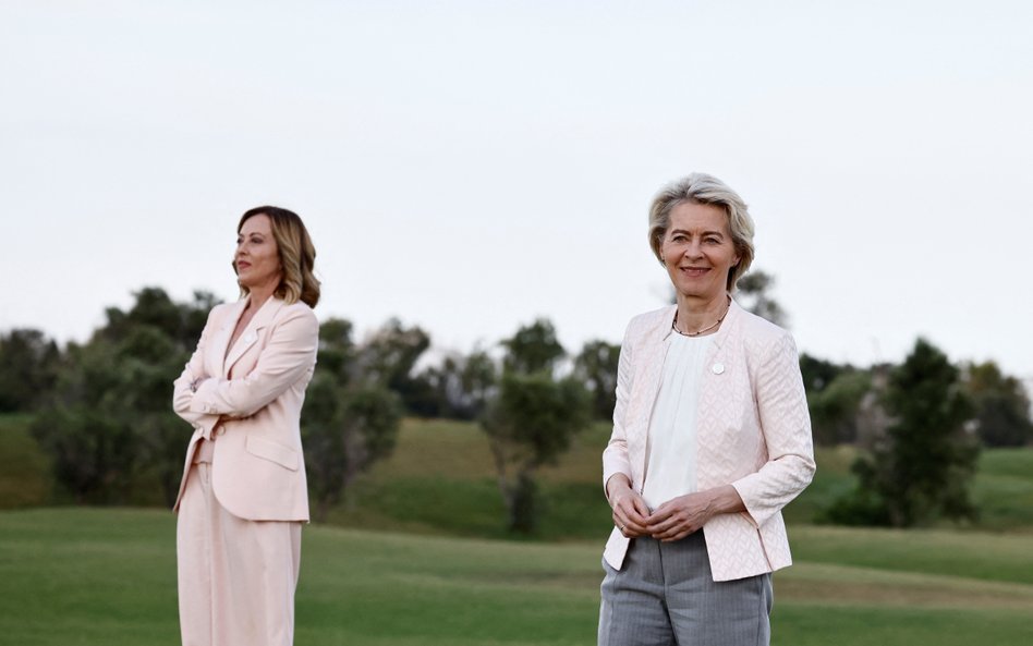 Giorgia Meloni i Ursula von der Leyen