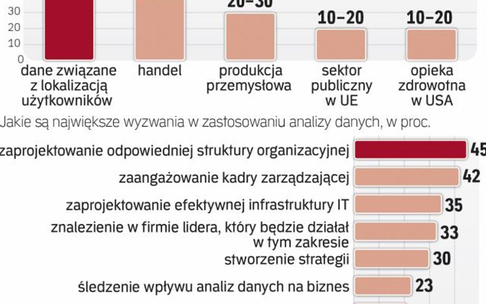 Firmy dopiero się uczą, jak wykorzystywać dane