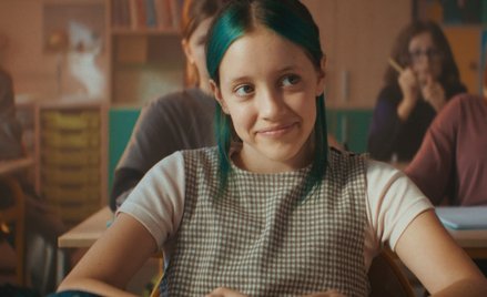 Amelia Golda w roli Hani na planie filmu „Skrzat. Nowy początek”.
