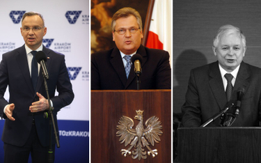 Andrzej Duda, Aleksander Kwaśniewski, Lech Kaczyński