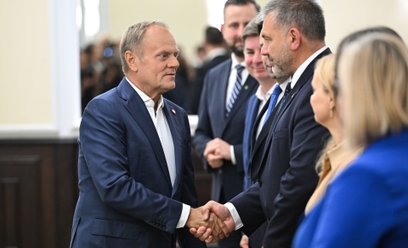 Donald Tusk i Waldemar Żurek